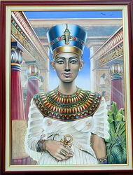 ancient_egypt ancient_middle_east history marie_paule_massiera middle_eastern middle_eastern_clothing middle_eastern_female nefertiti pharaoh tagme