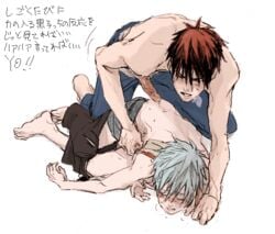 kuroko's_basketball kuroko_no_basuke male_only taiga_kagami tetsuya_kuroko