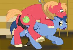 big_macintosh_(mlp) cobra_mcjingleballs earth_pony equine friendship_is_magic horse male male_only my_little_pony noteworthy_(oc) pony