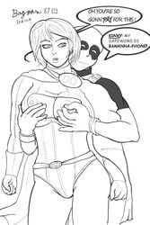 bagman87 crossover dc deadpool female male marvel power_girl