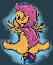 cutie_mark_crusaders friendship_is_magic my_little_pony redcladhero scootaloo_(mlp) smooth_skin