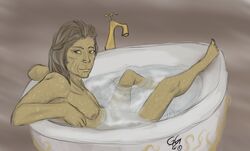 artist_request bath male male_only mr._gold once_upon_a_time_(tv_series) rumplestiltskin