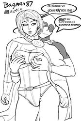 bagman87 crossover dc deadpool female male marvel power_girl