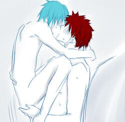 kuroko's_basketball kuroko_no_basuke male_only taiga_kagami tetsuya_kuroko