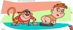 2boys adam_lyon cartoon_network gay imminent_sex jake_spidermonkey male male/male male_only my_gym_partner's_a_monkey