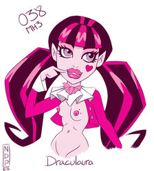 1girls breasts draculaura female monster_high nomdepenn pink_skin small_breasts tagme vampire vampire_girl