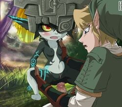 1boy 1girls anal anal_sex animated ass_juice bcs breasts cccc erect_nipples fangs imp_midna link link_(twilight_princess) living_onahole midna monster_girl nipples penis pointy_ears pussy small_breasts sехual the_legend_of_zelda twilight_princess zone