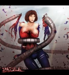 doctor_octopus marvel spatula spatula_(artist) spider-girl spider-man_(series) tagme