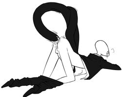 anal clothed creampie cum_in_ass male masturbation slenderman solo solo_male tagme tentacle tentacles the_slender_man