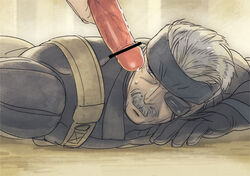 censored human male male_only metal_gear metal_gear_solid_4 multiple_males solid_snake tagme yaoi