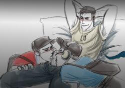 darklitria gay male male_focus male_only scout scout_(team_fortress_2) tagme team_fortress_2