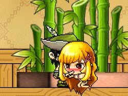 animated anon_42 bowman_(maplestory) maplestory pixel_art starling_(maplestory)