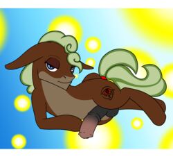 cutie_mark equine feral gozob_(artist) mammal my_little_pony nude penis pose