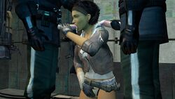 1girls 2boys 3d alyx_vance bottomless brunette civil_protection combine cum cum_in_mouth cum_on_clothes female female_penetrated fingering fingerless_gloves garry's_mod half-life half-life_(series) half-life_2 hand_on_head hand_on_penis human human_female human_male human_only human_penetrated human_penetrating human_penetrating_female human_penetrating_human male male_penetrating male_penetrating_female male_penetrating_human metro_police oral oral_penetration oral_sex penetration sex short_hair straight