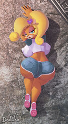 coco bandicoot from crash (series) by don ko