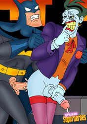 batman batman:_the_animated_series batman_(series) dc dc_comics dcau gay joker male male_only multiple_boys multiple_males online_superheroes yaoi