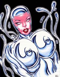 1girls alternate_breast_size big_breasts breasts female female_only large_breasts nipples rob_durham solo tagme void_(wildstorm) wildc.a.t.s. wildstorm