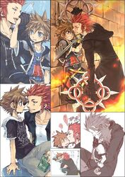 axel gay kingdom_hearts male_only nobody_(kingdom_hearts) sora tagme yaoi