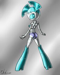 1girls 2d alternate_breast_size female female_only high_heels humanoid jenny_wakeman my_life_as_a_teenage_robot robot robot_girl robot_humanoid smooth_skin solo tagme velenor xj-9