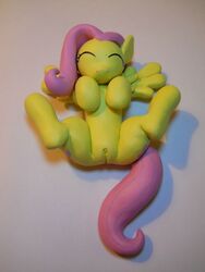 clay_(medium) figurine fluttershy_(mlp) friendship_is_magic my_little_pony photo_(medium) straight_hair tagme