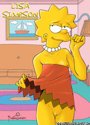 female female_only human kikebrikex lisa_simpson nekerbreeker solo tagme the_simpsons yellow_body