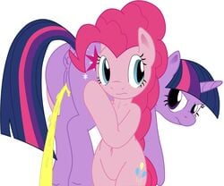 friendship_is_magic my_little_pony pee peeing pinkie_pie_(mlp) straight_hair tg-0 twilight_sparkle_(mlp)