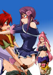 battle_spirits dan_bashin magisa mai_viole purple_hair zungurii