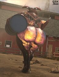 bbw big_ass big_breasts breasts bubble_butt cleavage huge_ass huge_breasts nipples overweight qzk_forte tagme thick_thighs wide_hips