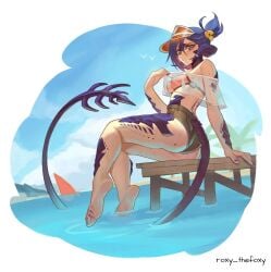 1:1 1:1_aspect_ratio 1girls 2d 2d_(artwork) 2d_artwork ankles arm_support ass ass_cleavage ass_crack average_breasts background bare_arms bare_calves bare_hands bare_knees bare_legs bare_midriff bare_shoulders bare_skin bare_soles bare_thighs bare_toes barefoot beach beach_background beach_setting bikini bikini_top blank_background blue-haired_female blue_fingernails blue_hair blue_nail_polish blue_nails blue_sky_background blue_toenail_polish blue_toenails breasts butt calves character_request commission commission_art copyright_request curvaceous curvaceous_body curvaceous_female curvaceous_figure curvaceous_hips curvy curvy_ass curvy_body curvy_female curvy_figure curvy_hips day daylight daytime digital digital_art digital_drawing digital_drawing_(artwork) digital_media digital_media_(artwork) drawing exposed_arms exposed_legs exposed_midriff exposed_shoulders exposed_skin exposed_thighs exposed_toes feet female female_focus female_only fingernails fingers flower flower_hair_ornament flower_in_hair flower_on_head frown frown_eyebrows frowning frowning_at_viewer full_body gluteal_fold green-eyed_female green_eyes groin hair_between_eyes hair_ornament halterneck hourglass_figure knees lean_figure legs looking_at_viewer looking_down looking_down_at_viewer medium_breasts mole mole_on_ass mole_on_body monotone_background nail_polish nails narrow_waist nipple_bulge no_shoes ocean_background one_color_background outdoor outdoor_background outdoors outside perky_breasts pink_bikini pink_bikini_top pink_swimsuit pink_swimwear plain_background ponytail roxy_thefoxy scowl sea sea_background seaside short_ponytail shoulders sideboob sitting sky_background slender_body slender_waist slim_female slim_waist soles solid_color_background solo summer_setting swimsuit swimwear tail thick_ass thick_butt thick_thighs thighs toenail_polish toenails toes underboob voluptuous voluptuous_ass voluptuous_body voluptuous_female voluptuous_figure voluptuous_woman water white_background wide_hips