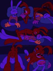 1boy 1girl blush blushing_profusely chimeracocks in_bed jax_(the_amazing_digital_circus) nonconsensual rape sleep_molestation sleep_sex somnophilia the_amazing_digital_circus thomas_(xploshi) trans_woman transfem