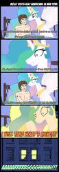 crossover female friendship_is_magic iriemangastudios male mark_lilly my_little_pony princess_celestia_(mlp) ugly_americans what