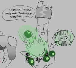 battle_for_dream_island battle_for_dream_island_again bfb bfdi bfdia blowjob forced_oral grassy_(bfdi) magic object_shows pencil_(bfdi) tentacle_penis the_power_of_two tpot using_powers