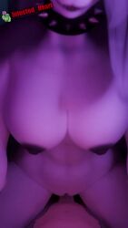 anthro anthro_on_human anthro_penetrated breasts hellaverse hellhound helluva_boss infected_heart loona_(helluva_boss) tagme video
