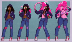 ass_expansion breast_expansion breast_growth breast_growth_(enlargement) breasts corruption female hair_color_change hair_growth lip_expansion thigh_expansion transformation wrenzephyr2