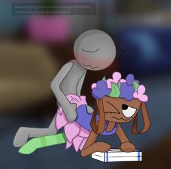 anon bassie_(dandy's_world) dandy's_world from_behind looking_pleasured roblox