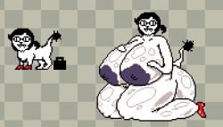 1female 1girls anthro anthro_female anthrofied ass big_ass big_boobs big_breasts black_hair breasts chimera completely_naked completely_naked_female completely_nude completely_nude_female dark_areola dark_areolae dark_nipples fangs female female_anthro female_focus female_only glasses hand_on_breast heels hybrid hyper hyper_ass hyper_breasts hyper_butt hyper_thighs kneeling lion lion_girl lion_humanoid lion_tail lioness llama_maniac manticore monster monster_girl naked naked_female naked_woman nude nude_anthro nude_female oil oiled oiled_ass oiled_body oiled_breasts oiled_skin oiled_up oily oily_body oily_skin pixel_(artwork) pixel_art ponytail ponytail_female purple_areola purple_nipples pussy red_footwear red_heels red_shoes shiny shiny_ass shiny_body shiny_breasts shiny_butt shiny_skin shiny_thighs short_hair spiked_tail spikes sprite sprite_art sprite_edit undertale undertale_(series) white_body white_fur white_skin