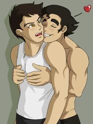 2boys avatar_legends blush bolin brothers clothing gay incest mako male male_only multiple_boys multiple_males rotelola smooth_skin the_legend_of_korra uncensored yaoi