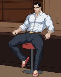 1boy archer_(series) avisgents male male_focus male_only solo solo_focus solo_male sterling_archer tagme