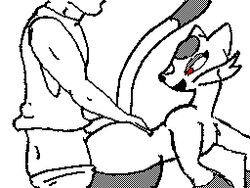 animated black_and_white human linepaperbitches! mienshao pokemon