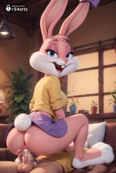 1boy 1boy1girl 1girls ai_generated animal_ears animal_feet animal_nose anus artist_name ass babs_bunny barefoot blue_eyes blush body_fur bow breasts brown_fur clothed_female_nude_male clothed_sex clothes_lift couch cowgirl_position crop_top cum cum_in_pussy cum_overflow erection eyeshadow fangs feet female from_behind furry furry_female furry_with_non-furry girl_on_top happy hetero hi_res indoors interspecies legs looking_at_viewer looking_back lying makeup male_pubic_hair medium_breasts miniskirt no_panties on_back open_mouth patreon_username penis pillow plant potted_plant pubic_hair purple_bow purple_skirt pussy r34arts rabbit_ears rabbit_girl rabbit_tail reverse_cowgirl_position saliva sex shirt shirt_lift shoes short_sleeves skirt skirt_lift smile solo_focus squatting squatting_cowgirl_position straddling tail tail_through_clothes teeth testicles thighs tiny_toon_adventures tiny_toons tiny_toons_looniversity tongue twitter_logo two-tone_fur uncensored vaginal vaginal_penetration vaginal_sex veins veiny_penis warner_bros warner_bros._animation warner_brothers watermark white_fur window yellow_shirt