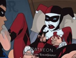 anal anal_penetration anal_sex animated animated_gif animation barefoot batman:_the_animated_series batman_(series) feet feet_fetish feet_up foot_fetish foot_lick foot_play foot_worship gif gift_art harley_quinn harley_quinn_(classic) missionary missionary_position missionary_sex nightwing rogueserpent soles soles_fetish toe_sucking toes torn_clothes torn_clothing