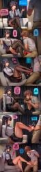 1boy 1boy1girl 1girl 1girls 2d ai_assisted ai_generated aisouls azusagawa_sakuta balls barefoot belt black_hair blue_eyes blush breasts brown_hair brown_legwear caption cellphone cock comic couch desk dialogue dick dominant domination english english_text erect_penis erection feet female female_domination femdom fluids foot foot_fetish footjob footjob_over_clothes footjob_with_shoes high_heels holding_phone indoors large_penis long_hair looking_at_phone male miniskirt mole multitasking necktie office_lady open_belt open_mouth orgasm_control orgasm_denial pants patreon_logo patreon_username pencil_skirt penis penis_bulge phone precum rascal_does_not_dream_of_bunny_girl_senpai ruined_orgasm sakurajima_mai seishun_buta_yarou_wa_bunny_girl_senpai_no_yume_wo_minai self_upload shirt sitting skirt smartphone stepped_on stepping_on_penis stomping testicles text thigh_highs thighhighs trembling twitching_penis veiny_penis