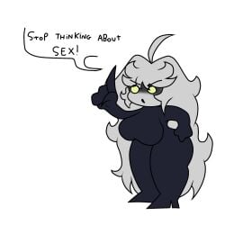 ass big_ass fnf friday_night_funkin long_hair looking_at_another looking_back meme trollge_gf_(fnf)