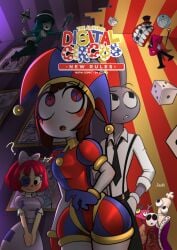 3boys 5girls big_breasts gangle_(the_amazing_digital_circus) hips jax_(the_amazing_digital_circus) jizoku kinger_(the_amazing_digital_circus) pomni_(the_amazing_digital_circus) rabbit rabbit_boy ragatha_(the_amazing_digital_circus) tadc tagme the_amazing_digital_circus zooble_(the_amazing_digital_circus)