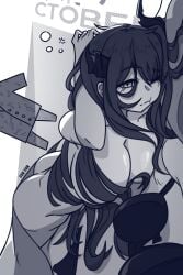 1girls 2023 ass big_breasts bunbbun1 convenient_censoring holoctober hololive hololive_english hololive_english_-advent- laying_on_bed nerissa_ravencroft nude nude_female solo solo_female tagme virtual_youtuber