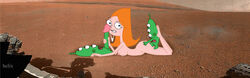 alien candace_flynn curiosity disney helix mars nipples phineas_and_ferb