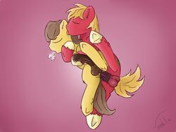 big_macintosh big_macintosh_(mlp) caramel_(mlp) earth_pony equine friendship_is_magic horse male male_only my_little_pony pony tasteful-clopper yuri