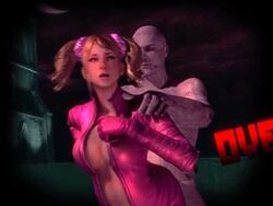 1girls 3d bald blonde blonde_hair female female_focus human hunicornd juliet_starling lollipop_chainsaw male rape skin_tight straight tagme unicornd zombie zombie_boy