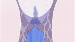 1girls animated animated_gif blue_eyes breastless_clothes breasts brown_hair cameltoe clothing curtains female hongou_yukino kowaku_no_toki large_breasts lingerie long_hair negligee night nipples panties poro pussy_juice screencap screenshot see-through solo standing underwear very_long_hair wet white_panties