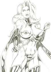 1girls chaos_comics female female_only lady_death peter_temple solo tagme